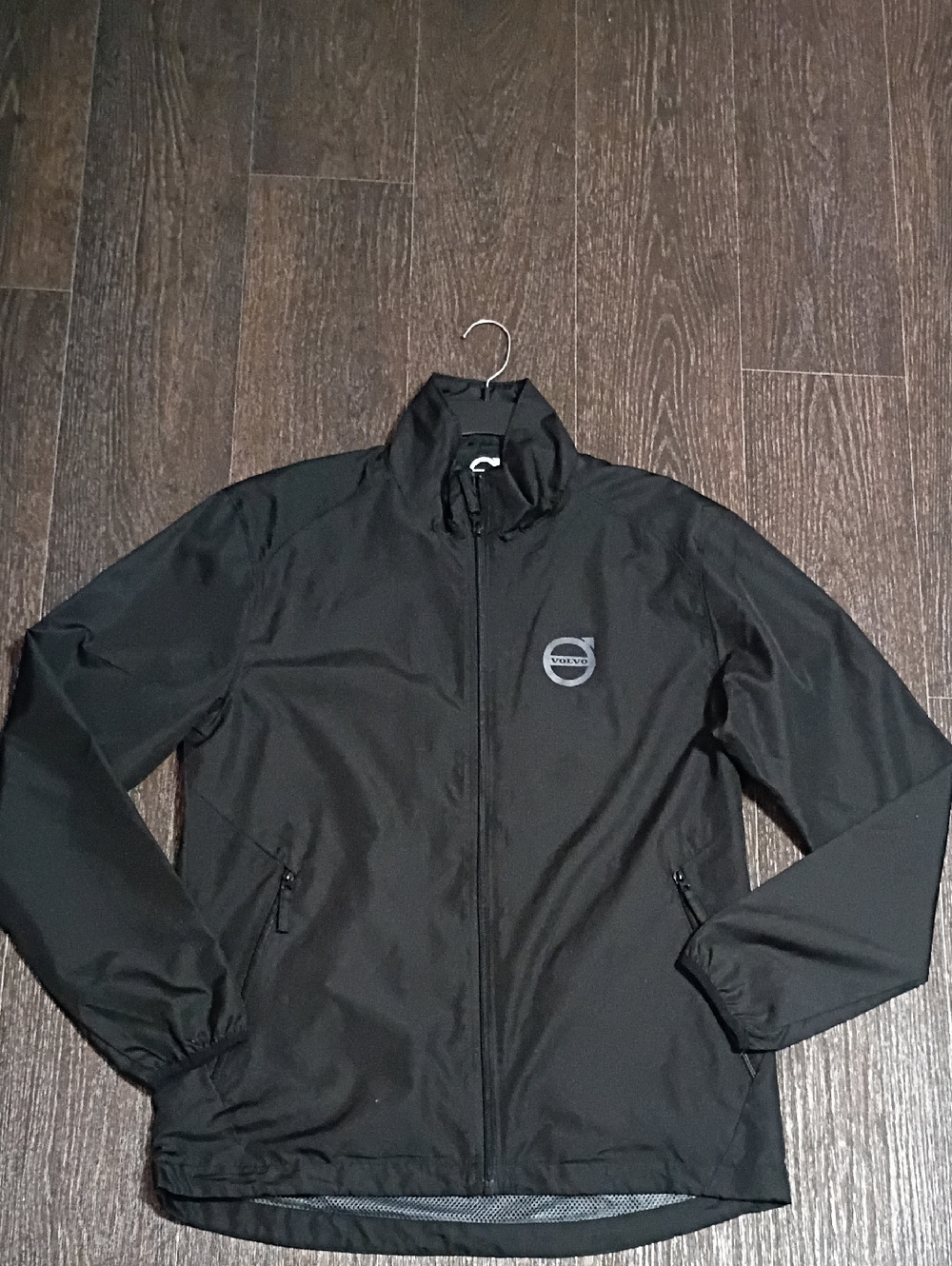 Men's Black Windbreaker Jacket
